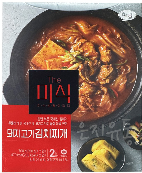 더미식 돼지고기김치찌개 350g x 2개입, 4개