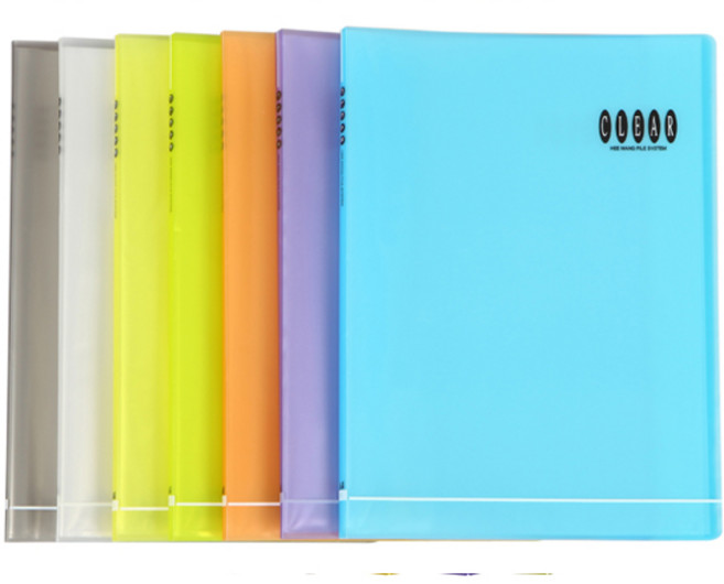 (희망) 클리어화일 A4 10매 선택1개 크리어화일, 검정