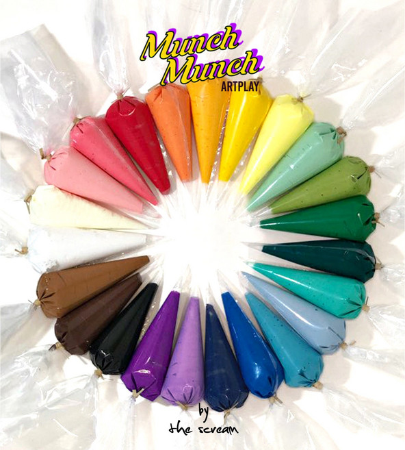 뭉크뭉크 크림클레이 50g 전문가용 모형케이크 촬영소품 제작, 검정, 1개