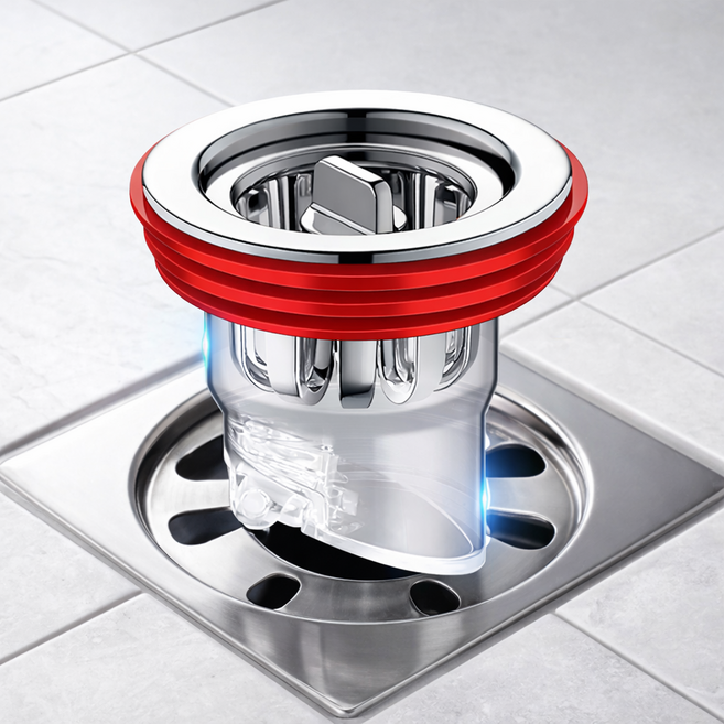 하수구 역류방지 트랩 냄새차단 배수구 벌레차단 배수캡, 3개