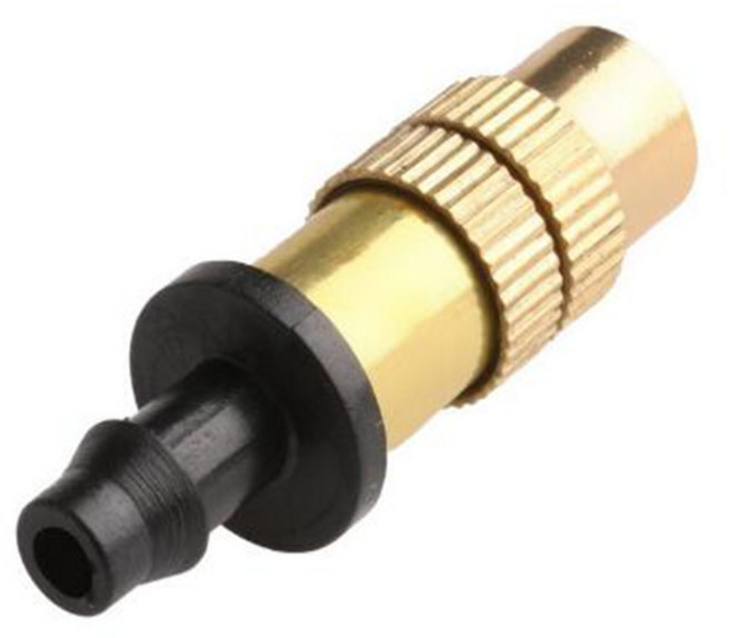 안개 미스트 분사각 조절 신주 노즐 원예용품, 1개