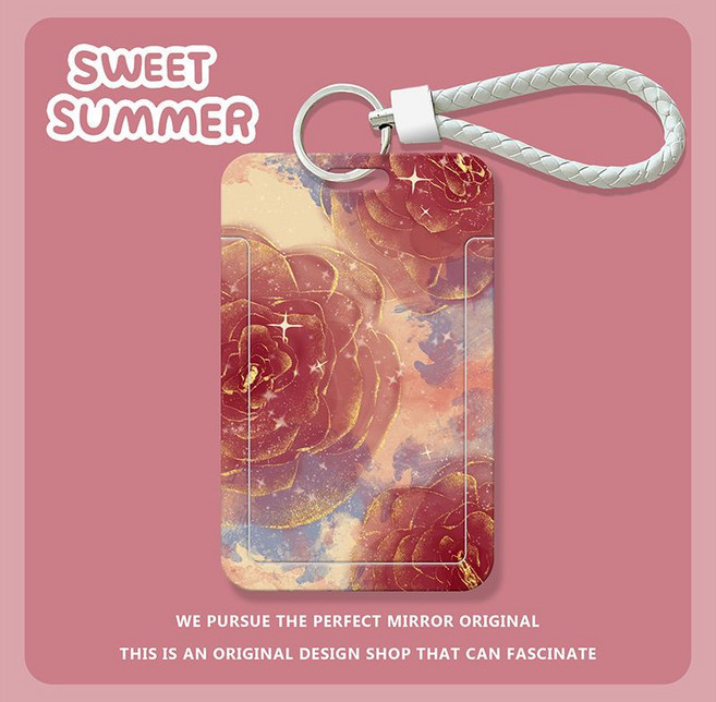 SWEET SUMMER 滑蓋卡套 飯卡公交卡身份證件保護套