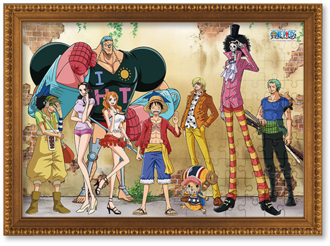 1000피스 직소퍼즐+액자세트 - 원피스 - 밀짚모자 해적단 (액자포함), 단품, 1개