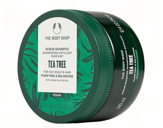 더바디샵 TT 클리어&밸런싱 헤어스크럽 240mL 향기 티트리 헤드 스크럽 두피케어 헤드스파, 1개