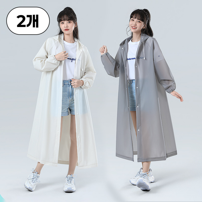 에버리즈 EVA 에바 2세대 고급형 다회용 레인코트 우비