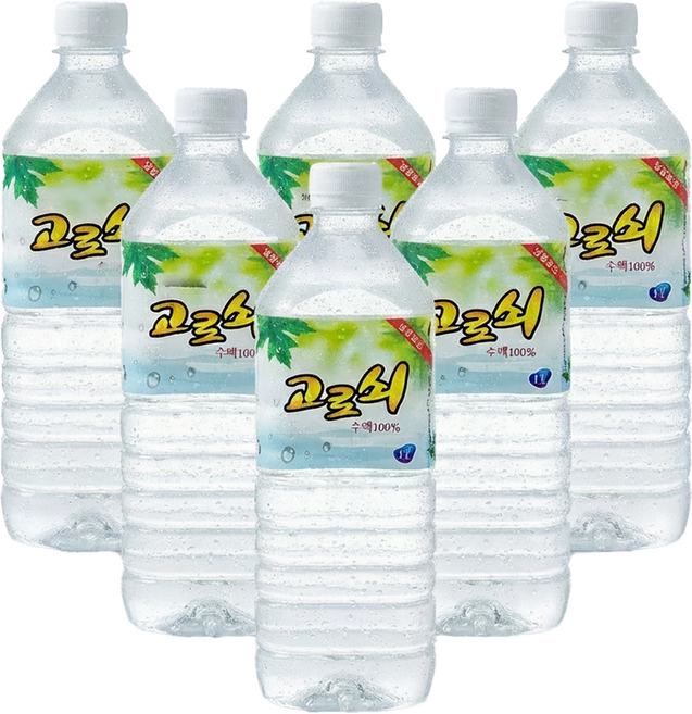 고로쇠수액 자작나무수액 KBS 6시내고향 출연자 직접생산, 1L, 6개, 1L(6병)