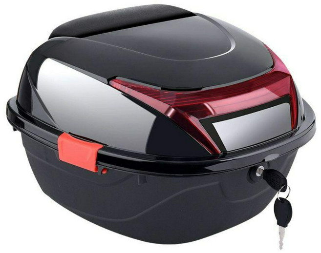 튼튼한 전기자전거 탑박스 짐받이 수납함 트렁크 대형 블랙 설치용액세서리포함, 트렁크 설치 도구 세트