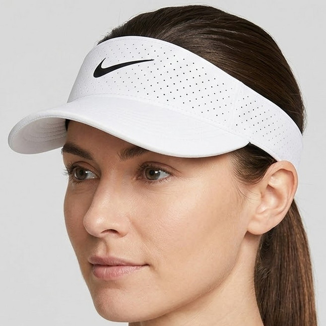 나이키 남녀공용 썬 바이저 스포츠 골프 모자 스트랩 찍찍이 테니스 배드민턴 썬캡 햇빛가리개 모자