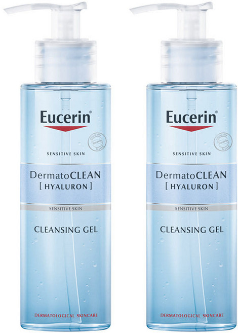 유세린 더머토 클린 리프레싱 클렌징 젤 200ml 더블팩, 2개