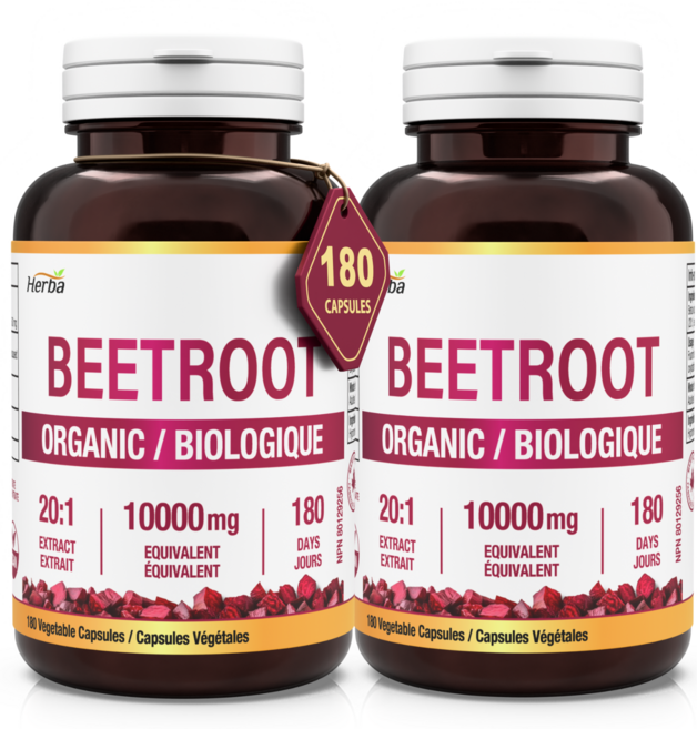 허바캐나다 비트뿌리 10000mg 180베지캡슐 비트뿌리 레드비트, 2개, 180정