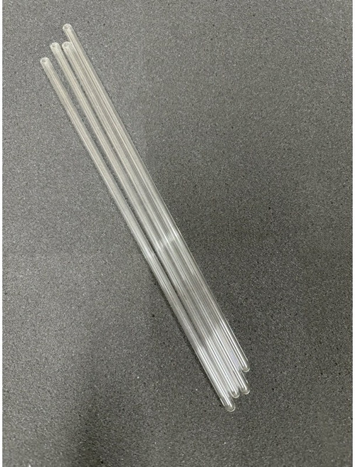 感溫棒玻璃試管 6*25cm 圓底試管, 1個