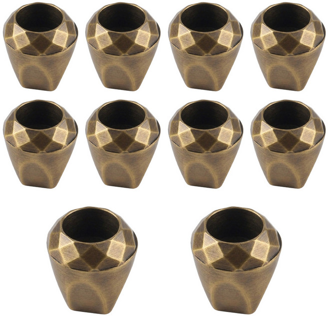 스토퍼 코드락 끈조리개 끈마무리종 단추종, 구슬_종-청동, 10개