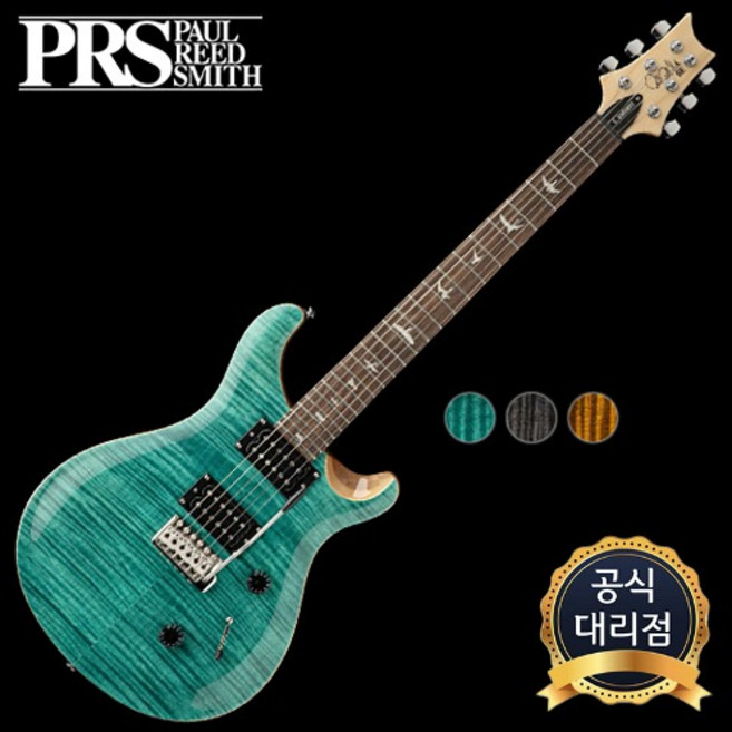 PRS SE 2024 Custom 24 - Turquoise Charcoal Black Gold Burst