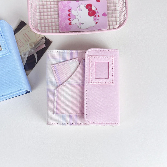 더담다 인생네컷 포토카드 미니앨범 바인더, 25매, 핑크