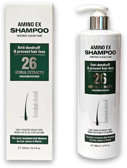 아미노 이엑스 샴푸 500ml, 1개 - 쿠팡
