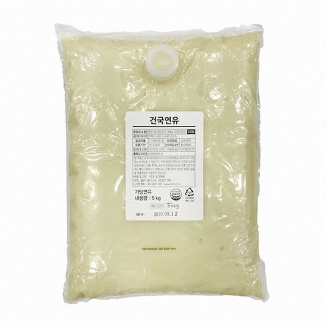 건국유업 건국연유 5kg 대용량연유, 2개