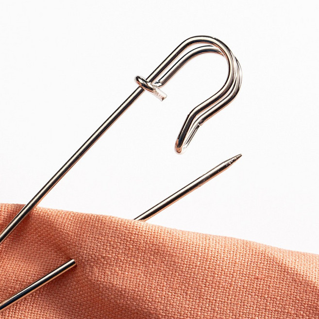 이불 옷핀(50mm), 1개, 블랙