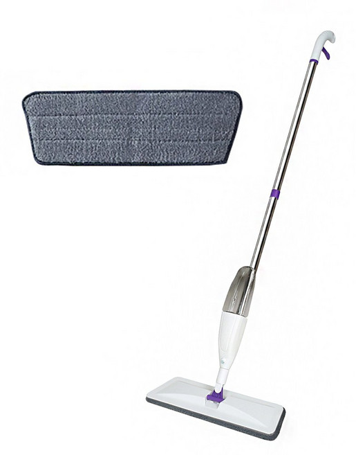 초극세사 뉴 스프레이 밀대 걸래 리필, 밀대 본품 1개+리필 1개, 1세트