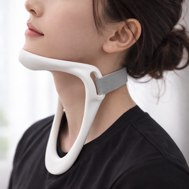 윌로우랩 거북목교정기 목 견인 및 바른 자세 교정을 위한 프리미엄 넥케어, 1개