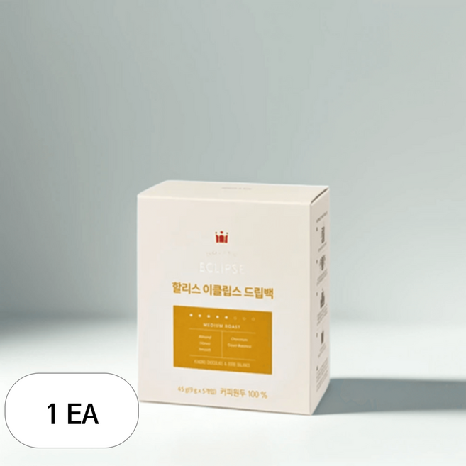 할리스 이클립스 드립백커피, 9g, 5개입, 1개