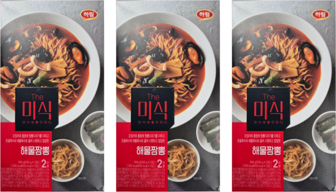 The 미식 해물짬뽕 292g, 6개