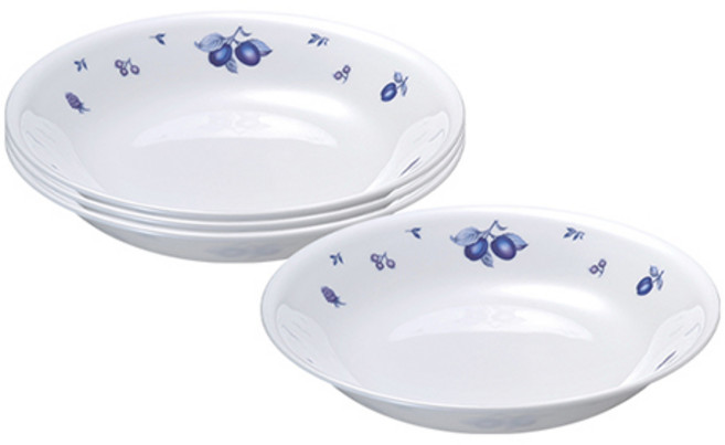 코렐 [코렐]블루베리 비빔면기4p(null), 유백색, 4개