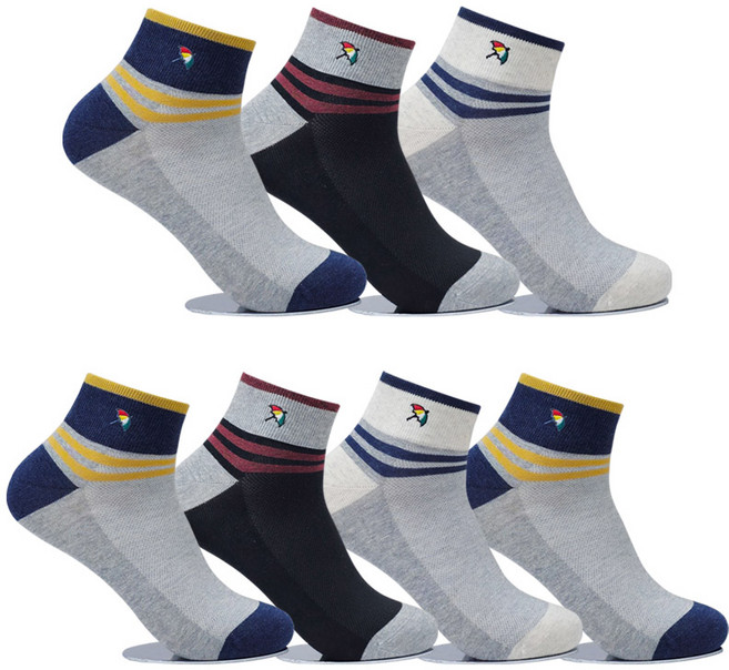 아놀드파마 남자캐주얼양말 매쉬단목 7켤레 AP5649