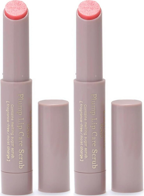 캔메이크 플램프 립 케어 스크럽 02 클리어 핑크 립 케어 고보습 슈가 스크럽 블러디 필 노 린싱 (2개입), 1개, 멀티컬러