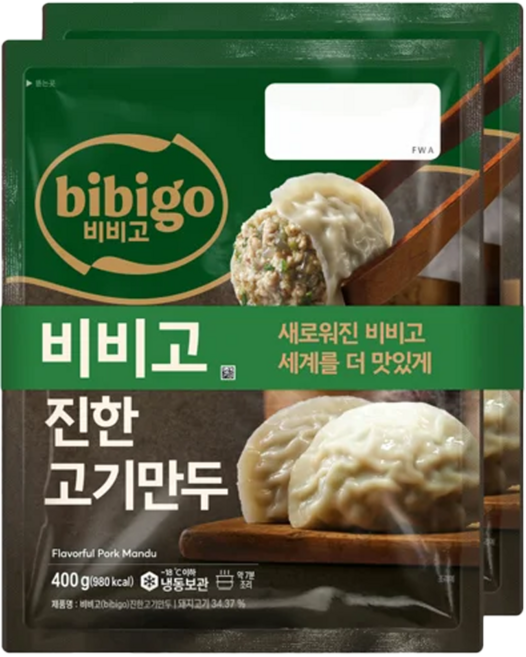 CJ제일제당 비비고 수제진한고기만두, 400g, 8개