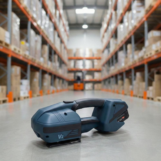 팩토리온텍 전동 PP밴딩기 휴대용 PET 노끈 밴드 결속기, 배터리1개, 1