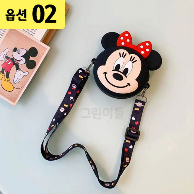 미키마우스 여아크로스백 어린이 동전지갑 캐릭터가방