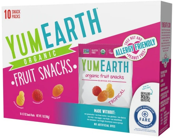 야미얼스 프루트 스낵 트로피컬 맛 - 쿠팡