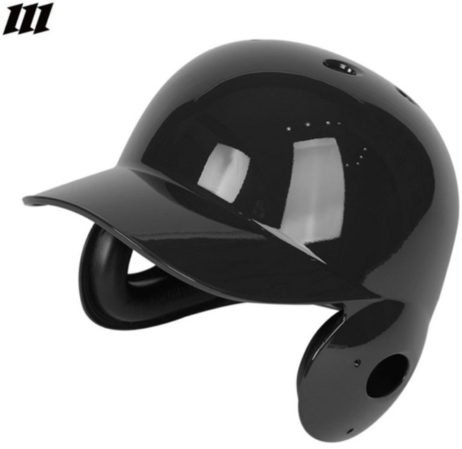 모리모토 프로텍티브 2.0 경식 타자 양귀헬멧 유광블랙 / 검투사보호대 별도, 1개