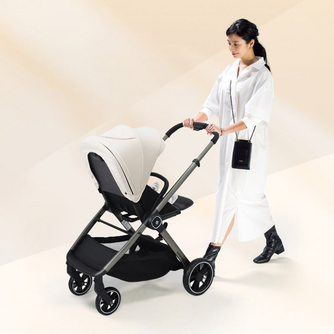 에어보스 루나 양대면타입 절충형 유모차, 루나/샌드베이지