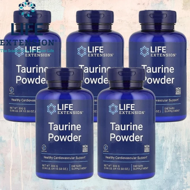 라이프익스텐션 타우린 파우더 300g(10.58oz), 5개 - 쿠팡