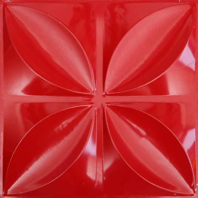 PVC 패널 130장 처마 지붕 거실 징크판넬 꽃잎, 불포함, 사각 꽃잎