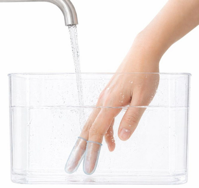 모노오프 위생 방수 손가락 골무 보호대, 1세트