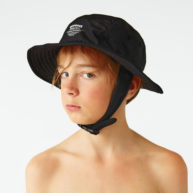 구김스 방수 UV차단 아웃도어 스포츠 물놀이 베이직 키즈햇 +카탈로그포함, S type, BLACK(블랙)