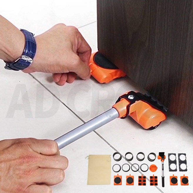 [인포벨]TV홈쇼핑정품 애드크로스 26년형 뉴파워크레인 킹콩 무거운 가구 냉장고 세탁기 만능 지렛대 운반, 1박스