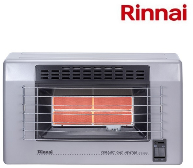 린나이 가스 적외선 난로 RHS-450W 벽걸이형 가스히터 8평, 1) LNG(도시가스)