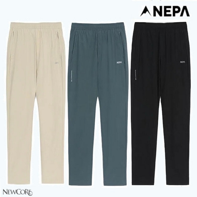 네파_NEPA_25SS 남성 냉감 소취 자외선 차단 기능이 추가된 트리코트 원단을 사용한 야외활동에 최적화된 4WAY 아이스테크쉘 라이트 트레이닝 바지 팬츠