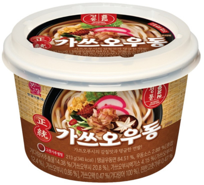 한일 정통 가쓰오우동, 6개, 213g