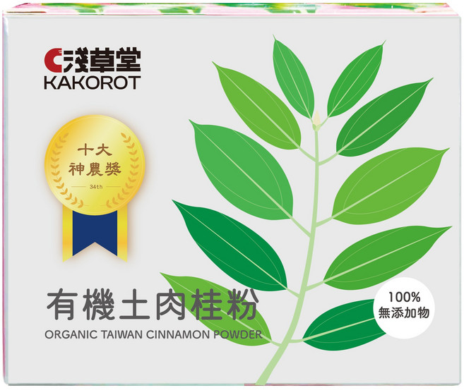 淺草堂 KAKOROT 有機土肉桂粉, 100g, 1個
