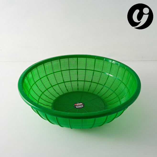 플라스틱 원형 쌀소쿠리 떡집 방앗간 업소용, 1개, 대