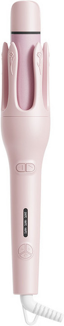 ANYOU 전자동 세라믹 헤어 고데기 멀티스타일러 볼륨 웨이브 매직기, 핑크색, RD-2118