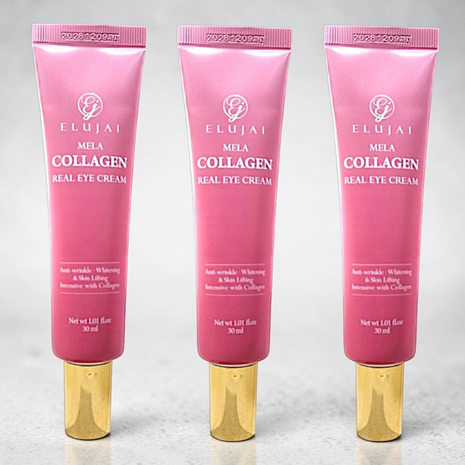 엘루자이 멜라 콜라겐 리얼 아이크림, 3개, 30ml