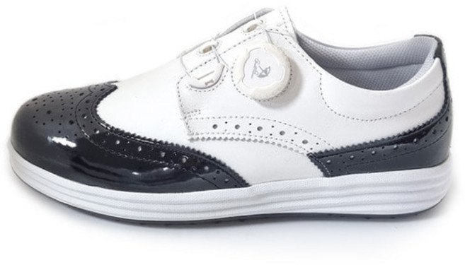 리더스W - WHITE / BLACK ( 아놀드파마 골프화 )