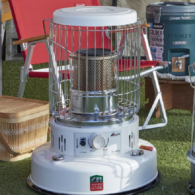 알파카 캠핑 기름 난로 APC-J460CW 크림화이트 등유 히터 심지 석유, 단품