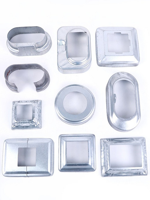 각파이프 각관 하부 커버 캡 평철 베이스 판 스틸 마개 마감 뚜껑 아연 카바, AB. 32 분할 커버 85mm