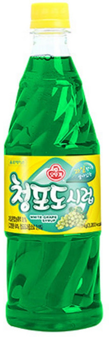 아름다운 청포도 시럽 15개 빵믹스 시럽류 분말류 조미료 소스 요리류 가공 즉석 음식 안전 건강, 1kg, 2개